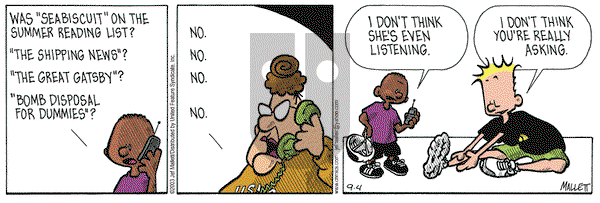 Frazz on Thursday September 4, 2003 Comic Strip