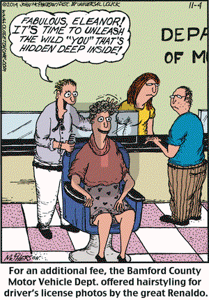 Close to Home on Tuesday November 4, 2014 Comic Strip