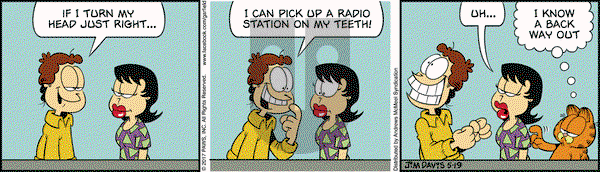 Garfield on Friday May 19, 2017 Comic Strip