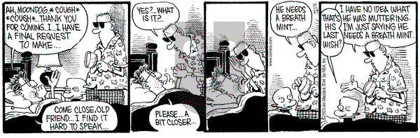 Monty on Monday October 24, 2005 Comic Strip