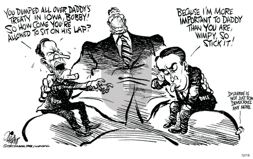 Pat Oliphant on Friday December 18, 1987 Comic Strip