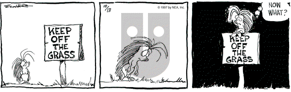 The Grizzwells on Monday October 13, 1997 Comic Strip