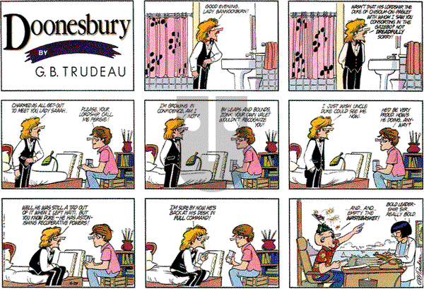 Doonesbury - Sunday June 29, 1986 Comic Strip