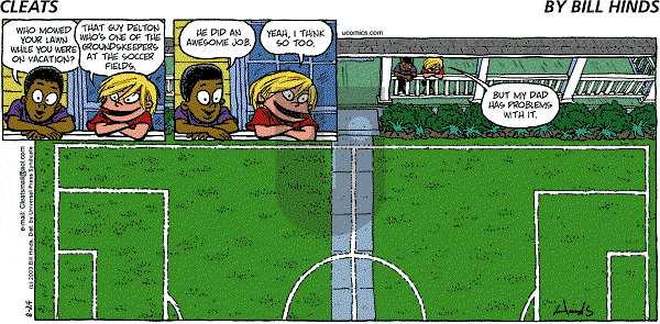 Cleats - Sunday August 24, 2003 Comic Strip