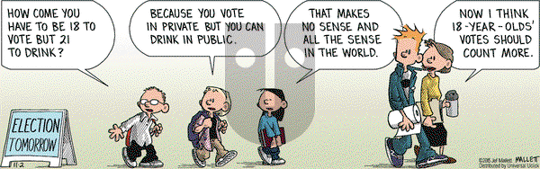 Frazz on Monday November 2, 2015 Comic Strip