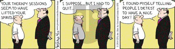 The Born Loser on Monday June 23, 2014 Comic Strip