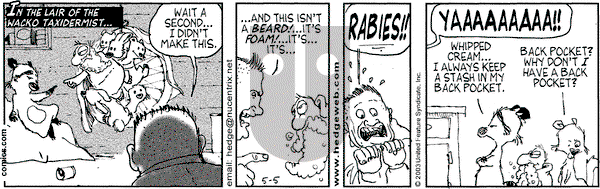 Over the Hedge on Monday May 5, 2003 Comic Strip