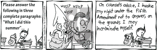 Lio on Tuesday September 3, 2013 Comic Strip