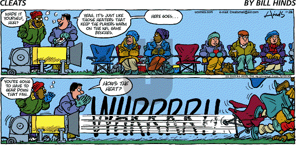 Cleats - Sunday January 26, 2003 Comic Strip