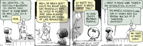 Non Sequitur on Friday November 2, 2007 Comic Strip