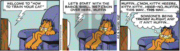 Garfield on Tuesday March 29, 2011 Comic Strip