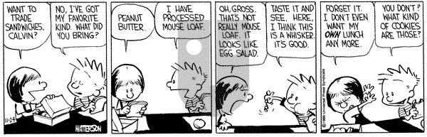 Calvin and Hobbes on Monday November 24, 1986 Comic Strip
