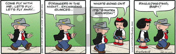Nancy on Saturday January 23, 2016 Comic Strip