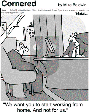 Cornered on Monday September 8, 2008 Comic Strip