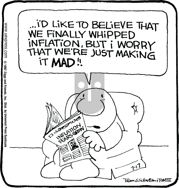 Ziggy - Thursday July 17, 1997 Comic Strip