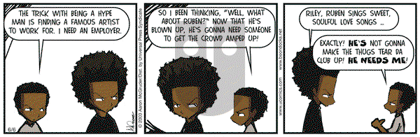 The Boondocks - Friday June 6, 2003 Comic Strip
