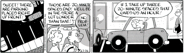 Drabble on Wednesday February 26, 2003 Comic Strip