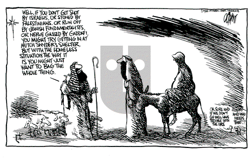 Pat Oliphant on Thursday December 22, 1988 Comic Strip