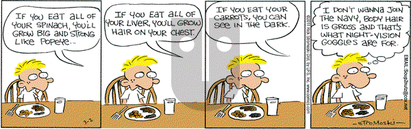 Soup to Nutz - Old on Wednesday March 2, 2011 Comic Strip