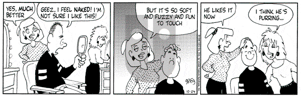 Luann on Thursday October 24, 1996 Comic Strip