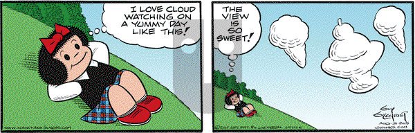 Nancy on Monday August 31, 2015 Comic Strip