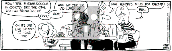 The Buckets - Saturday June 26, 2004 Comic Strip