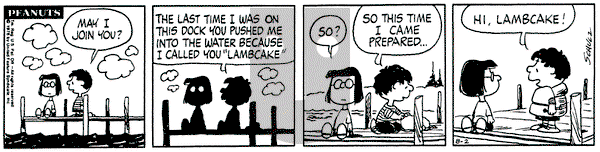 Peanuts on Monday August 2, 1976 Comic Strip