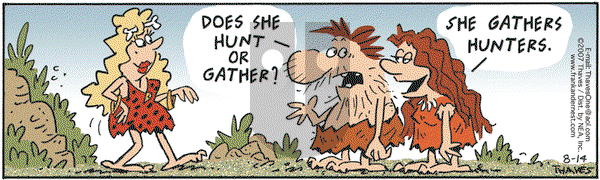 Frank and Ernest on Tuesday August 14, 2007 Comic Strip