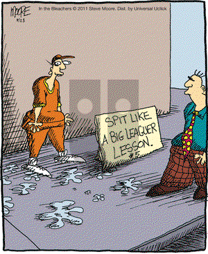 In the Bleachers - Tuesday August 23, 2011 Comic Strip