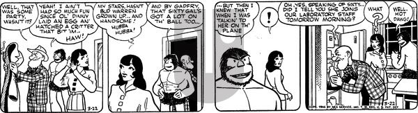 Alley Oop on Friday March 22, 1946 Comic Strip