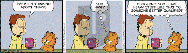 Garfield - Saturday October 9, 2021 Comic Strip