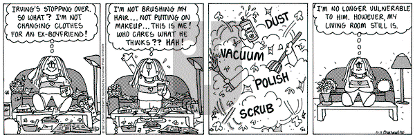 Cathy Classics on Tuesday November 11, 1997 Comic Strip