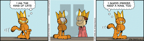 Garfield on Saturday October 17, 2015 Comic Strip