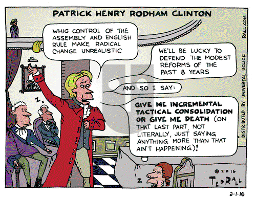 Ted Rall on Monday February 1, 2016 Comic Strip