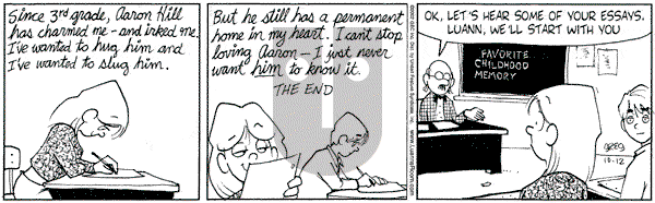 Luann on Saturday October 12, 2002 Comic Strip