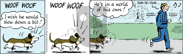Fred Basset on Saturday November 5, 2016 Comic Strip