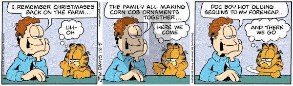 Garfield - Saturday December 5, 2009 Comic Strip
