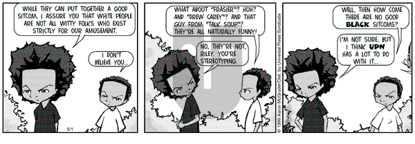 The Boondocks on Saturday June 26, 1999 Comic Strip