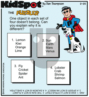 KidSpot on Tuesday February 25, 2025 Comic Strip