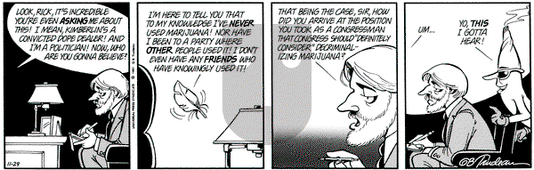 Doonesbury on Friday November 29, 1991 Comic Strip