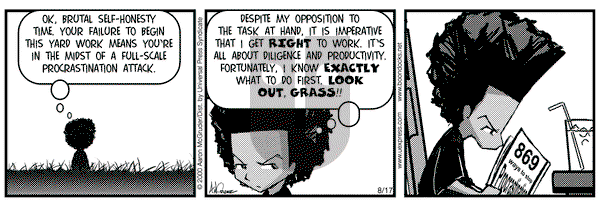 The Boondocks on Wednesday October 4, 2000 Comic Strip