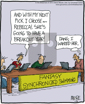 In the Bleachers on Tuesday November 6, 2012 Comic Strip