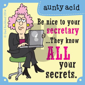 Aunty Acid on Sunday October 26, 2014 Comic Strip