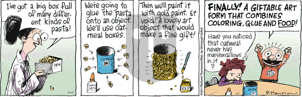 Cul de Sac on Thursday November 17, 2016 Comic Strip