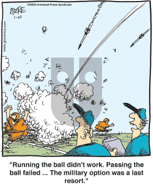 In the Bleachers - Friday January 23, 2009 Comic Strip