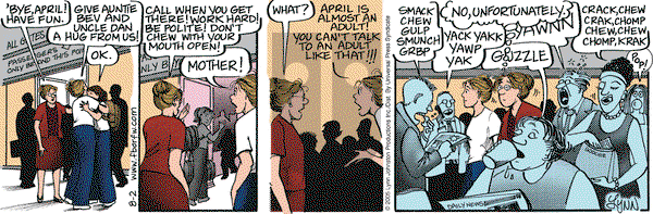 For Better or For Worse on Tuesday August 2, 2005 Comic Strip