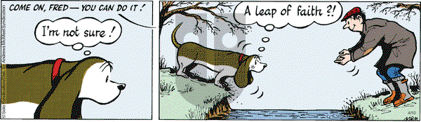 Fred Basset on Tuesday April 10, 2018 Comic Strip