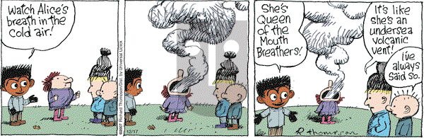 Cul de Sac on Monday December 17, 2012 Comic Strip