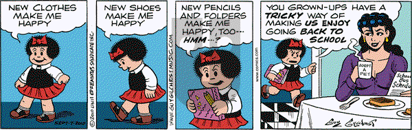 Nancy on Tuesday September 7, 2010 Comic Strip