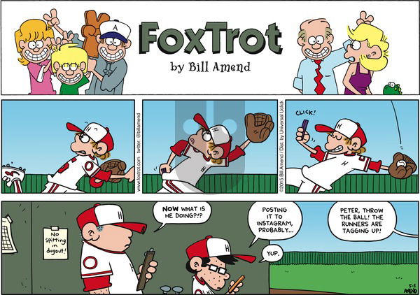 FoxTrot on Sunday May 3, 2015 Comic Strip